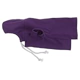 FAVOMOTO Ferret Winter Hoodie Small Pet Sweatshirt Fleece Warm Coat Purple M for Outdoor Cold Weather