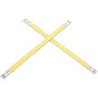 Tira de luz LED COB de 10 W, chip de lámpara DC 12-14 V inofensivo para la piel y los ojos, superficie luminosa de 1000 lúmenes superbrillante para iluminación de estudio y exposiciones(Blanco frio)