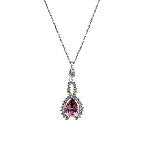 Collar de cristal gargantilla cadena corta de clavícula OwKay Elemento joyería mujer