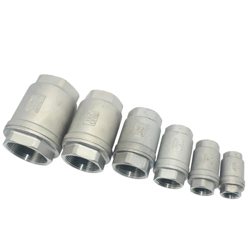Clapet anti-retour vertical contre reflux eau rouille inox 304 - 2