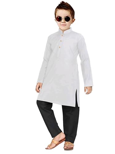 Image of Trustous Elegant Ethnic Wear Boys's Cotton Kurta Pyjama Sets