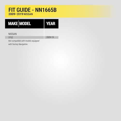 Image of Scosche NN1665B Double DIN or Single DIN with Pocket Radio Install Dash Kit Compatible with Select 2009-19 Non-NAV Nissan 370Z - Aftermarket Car Stereo Installation Kit - See Guide Image for Vehicles