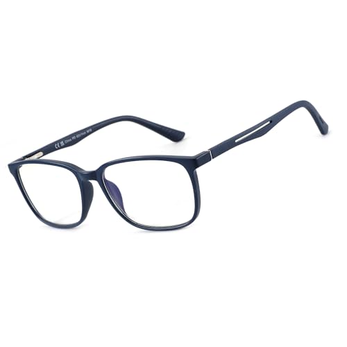 Image of BLUEMOKY Blue Light Reading Glasses for Men，Sport Square Frame Readers, Anti Glare Computer Glasses