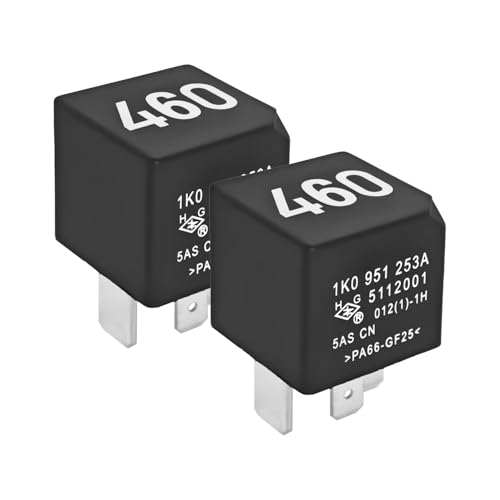 Relais de puissance de voiture 1K0951253A #460 robuste 12V 30A à 4 broches