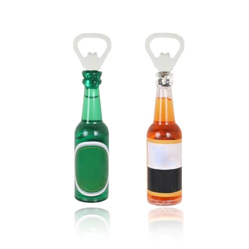 Apribottiglie da birra 2 in 1 con tappo magnetico, 2 Pezzi, attaccate al frigorifero per una facile conservazione per evitare perdite, facile da raccogliere