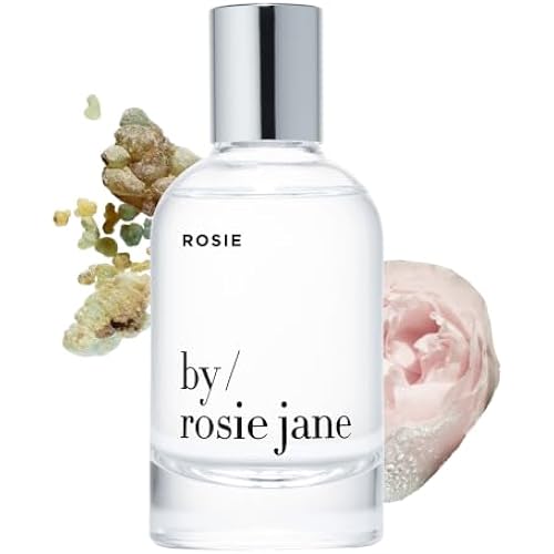 By Rosie Jane Eau De Parfum Spray (Rosie) - Clean Perfume for Women - Non-Toxic Body Mist with Notes of White Musk & Sweet Rose - Paraben, Sulfate & Phthalate Free (50ml)