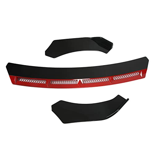 Spoiler avant en ABS premium style de course exquis pour la protection de votre carrosserie rouge