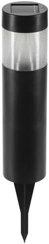 Sun-Mate 238 Black ABS Plastic Solar Garden Lamp, (Set of 2)