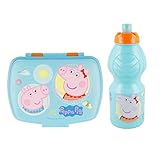 PACK 2 PRODUCTOS ESCOLARES: Diseño de tus personajes favoritos superzings, baby shark, minnie mouse, mickey mouse, frozen, spiderman; ideal para y niñas a partir de 3 años; sandwichera infantil 15.5 x 12 x 4 cm y botella de agua 18 x 6 cm, todo con diseño de tu personaje favorito y hecho de material tela de poliéster resistente y ligero; todos los productos son fáciles de usar para los niños.