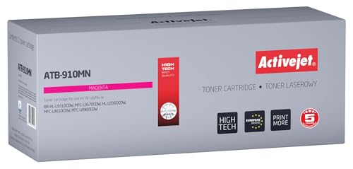 Activejet ATB-910MN Toner (Replacement Brother TN-910M Supreme 9000 Pages Magenta)
