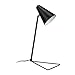 Produktbild Relaxdays Deko Tischlampe mit dreieckigem Fuß, verstellbarer Schirm, E27, Eisen, H x B x T: 47 x 24,5 x 16 cm, schwarz