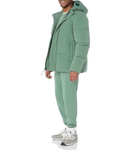 Image of Amazon Essentials Mens Mid-Length Hooded Puffer Coat (Available in Big & Tall)