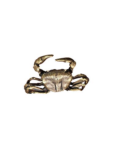 Micro-sculptées pièces cuivre crabe laiton pour décorer petits espaces