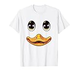 Duck Costume Face Cute Birthday Funny Duck T-Shirt