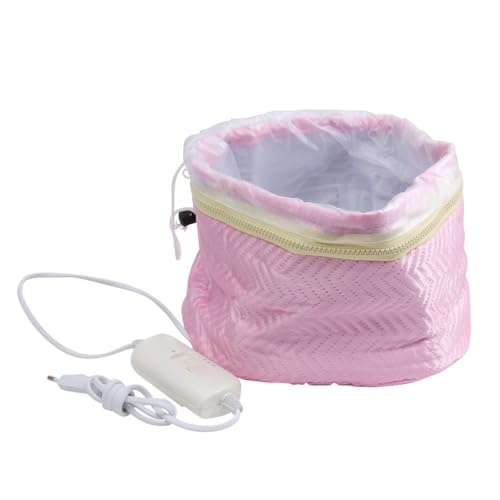 FESTFENDS 1pieza Gorro Térmico Ajustable para Capilar con Calor Eléctrico de Temperatura Protección para Pelo Dañado Uso Profesional y Doméstico Color Aleatorio con