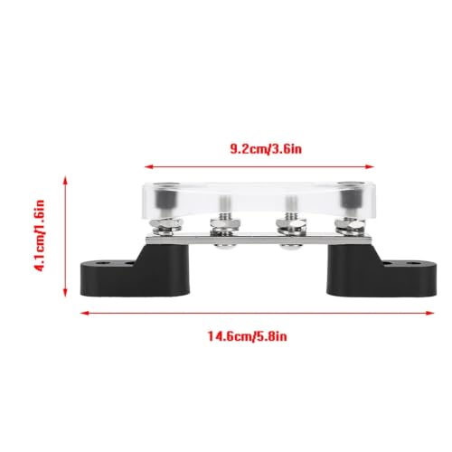Barra colectora de 4 pernos para evitar fallos eléctricos y ordenar cables de 12V a 48V 6