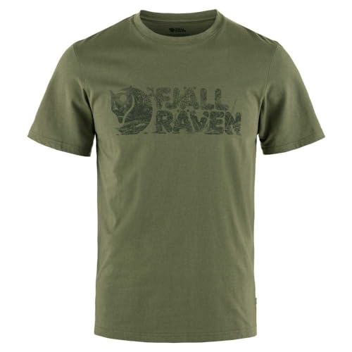 Fjällräven Herren Lush Logo T-Shirt, Laurel Green, XL