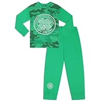 Boys Celtic Football Club Camouflage Long Pyjama Set (13-14 Years)