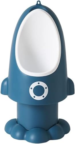 Zdaqian 便器トイレトレーニング 小便器 子供用おまる 自立式 取り外し可能 取り付け簡単 男の子用小便器 (ブルー)