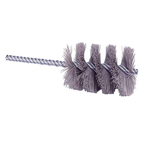 Image of Weiler 21306 1-1 /4 inch Nylox Power Tube Brush, .022 /320SC Fill, 2-1 /2 inch Brush Length, Made in The USA (Pack of 10)