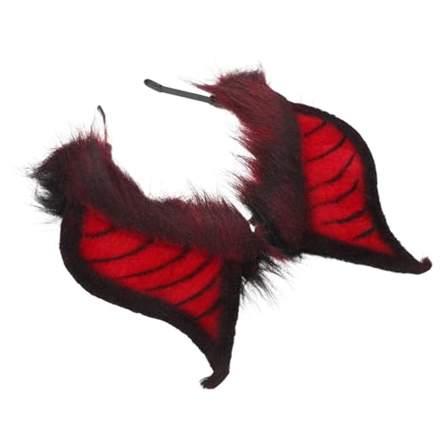 Serre-tête oreilles de chauve-souris en peluche pour réussir un cosplay d'Halloween rapide