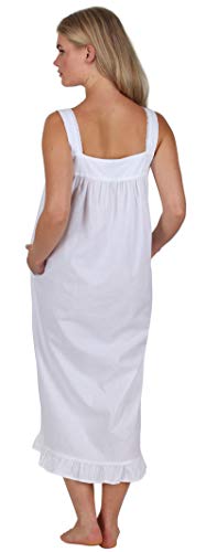 The 1 for U White Nightgown - Vintage Nightgowns for Women, Adeline 100% Cotton Gown2