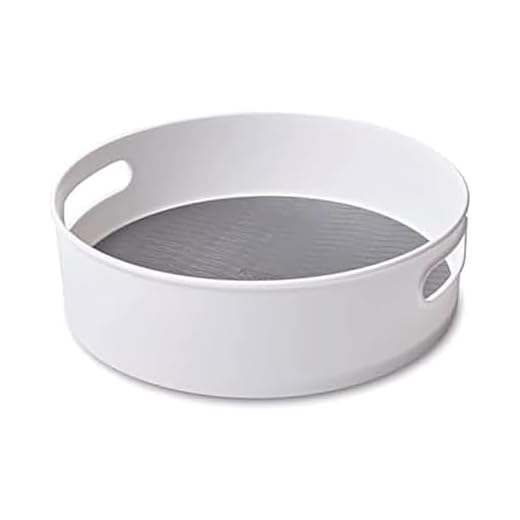 Copco Non-Skid Storage Turntable, 12-Inch, Gray