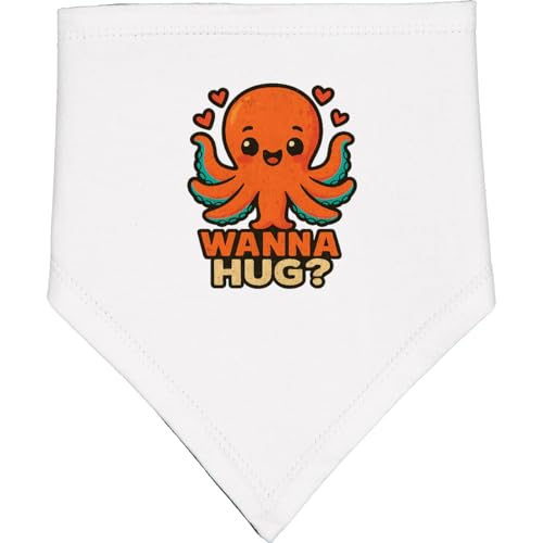 inktastic Funny Octopus Baby Bandana Bib