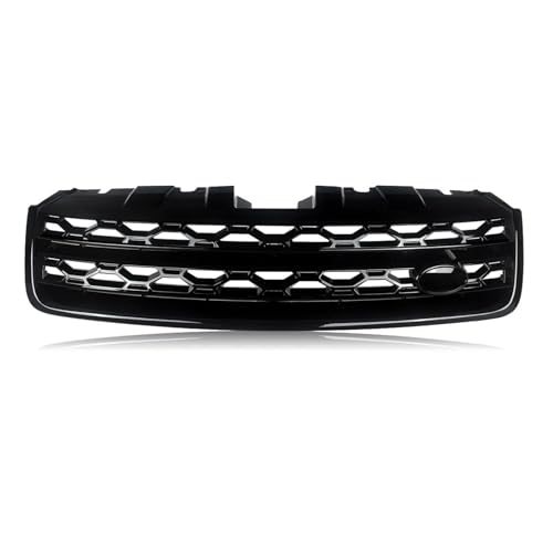 Parrilla Parachoques Delantero Para Land Para Rover Para Discovery Sport 2016-2019 Parrilla Parachoques Delantero En Forma Panal Negro Brillante