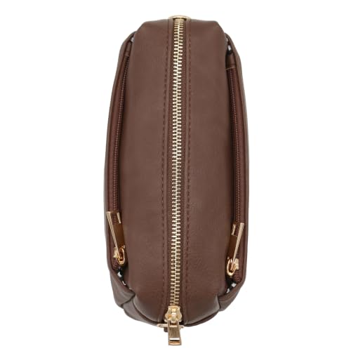 Image of FashionPuzzle Triple Zip Small Crossbody Bag