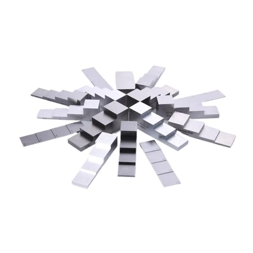 Bloque de calibración de espesores de 4 pasos: aluminio / acero inoxidable 304 / acero 1018 (2,5-20 mm) miniatura 7