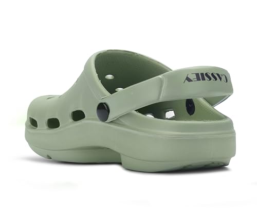 Image of CASSIEY Men's Lightweight Classic Clogs || Sandals with Adjustable Back Strap for Men