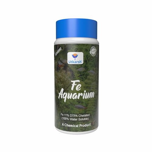 Image of Utkarsh Fe-Aquarium (Fe - 11% DTPA Chelated 100% Water Soluble Aquarium Chemical) (500 gm; Pack of 1)