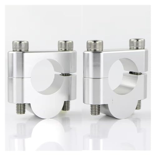 Rehausseur de guidon moto 22 mm 7/8 avec pinces argent pour CRF150 et CRF230L