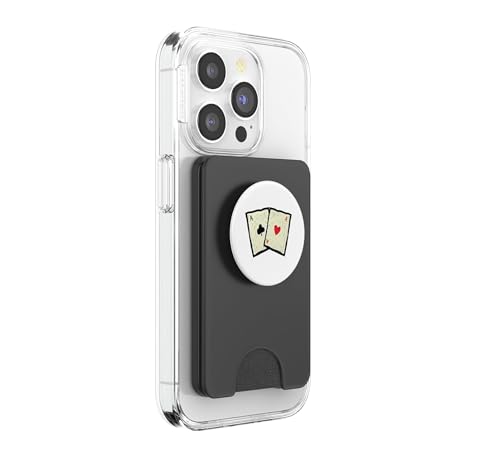 PopSockets PopWallet para MagSafe Un par de ases tarjetero magnético extraíble iPhone 4