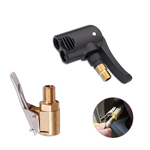 2 St&uuml;ck Autoventil Hebelstecker Air Chuck Auto Reifen Air Chuck Autoventil Hebelstecker Reifenventil Reifenluftfutter Luftpumpen Clip Gewinded&uuml;sen Ventil Anschluss Adapter f&uuml;r Auto LKW Reifenf&uuml;ller