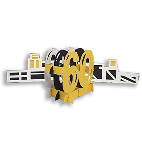 Biglietto di Auguri con Origami Surprise, 60 Anni