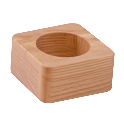 FytStycale Huevera de Madera Bandeja para Nevera Soporte de Mesa Plato para Huevos Frescos Estilo Rústico Multifuncional Adecuado para Almacenamiento Y Decoraci, Una Sola Fila, 1 Ranura, Individual