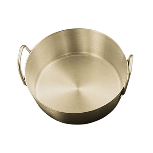 Cabilock Stainless Steel Double Handle Dipping Dish Korean Seasoning Bowl for Sauces Condiments Appetizers for Home Restaurant Special Occasions