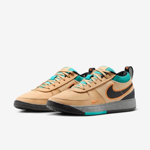 Nike Book 1 "Mowabb Basketball Shoes (IF2406-200, Sesame/Bright Mandarin/Smoke Grey/Black) 5