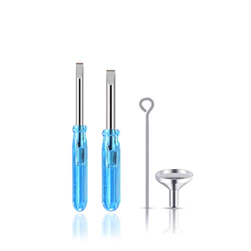 TRISHULA Mini Funnels Set Stainless Steel Funnel Filler Kit for Urn Cremation Jewelry for Ashes