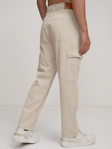 Image of Highlander Men's Regular Fit Cargo Pocket Jeans | Clean Look | Cotton Comfort | Utility Style