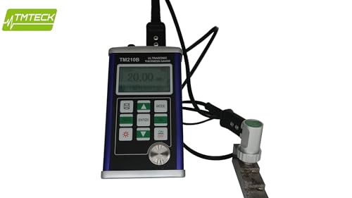 Calibrador ultrasónico de espesor con transductor TM-08 y carcasa metálica, rango de medición 0.75mm a 300.0mm miniatura 2