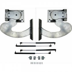 AutoLoc Power Accessories 9594 120 Degree Slimline Ultra-Thin Manual Lambo Vertical Door System