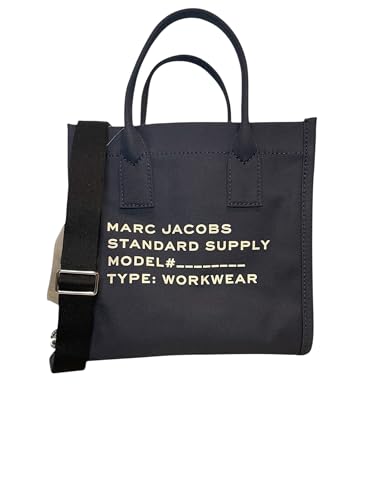 Marc Jacobs Bolsa de lona padrão com alça transversal média, Azul (azul azul), Medium, Bolsa