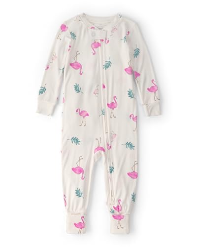 Carter's Girl PurelySoft 1-Piece Pajamas, Ivory, 18M