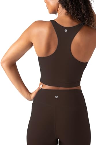 Image of YITTY Active Sports Bra Tank, Tank Top for Women with Built-in Bra, Racerback, Removable Cups, Low-Impact Yoga and Gym