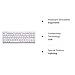 G.SKILL USB KM360 Professional Tenkeyless Mechanical Keyboard, Cherry MX Red, ABS Dual Injection Keycap, (White)