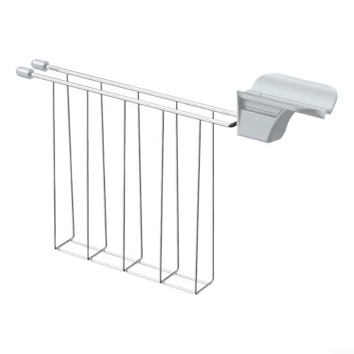 Müheloses Toaster-Zubehör, Edelstahl, Sandwich-Käfig für alle Ihre Toastbedürfnisse (grau)