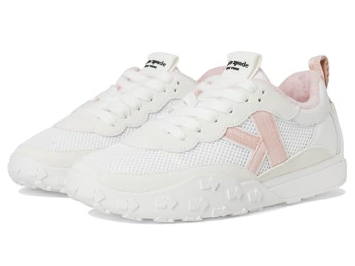 Image of Kate Spade New York Women's K as in Kate Sneaker, True White/Pastry Pink Multi, 3 UK